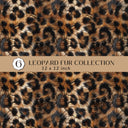 leopard Fur Collection Vinyl collection- 12x12 vinyl sheets-10 designs available