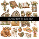 Holy Cow UV DTF Decal sheets 12 Designs available