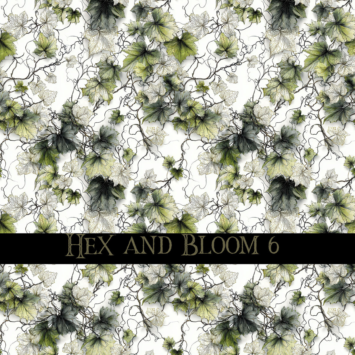Hex and Bloom Vinyl collection- 12x12 vinyl sheets-16 designs available