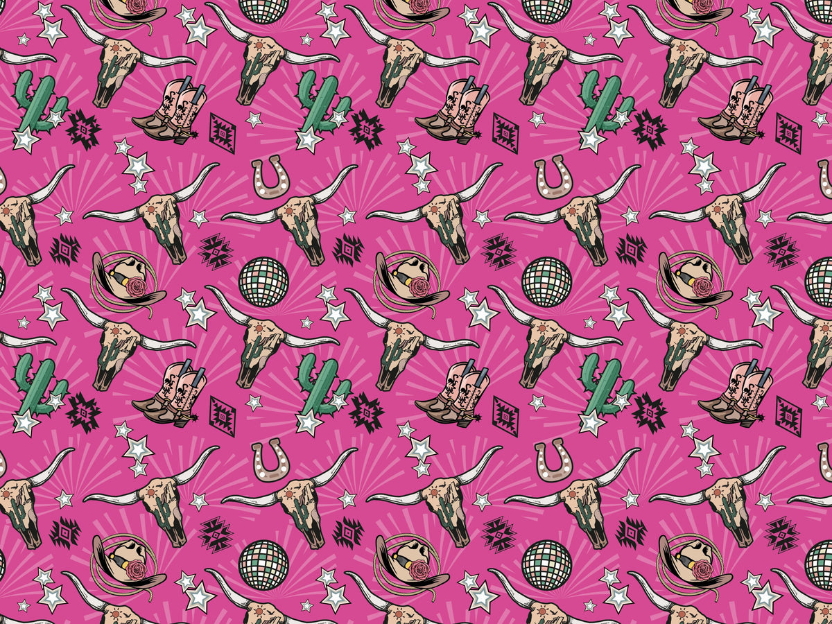 Colorful Western 12x12 Vinyl Sheets- 9 Designs Available