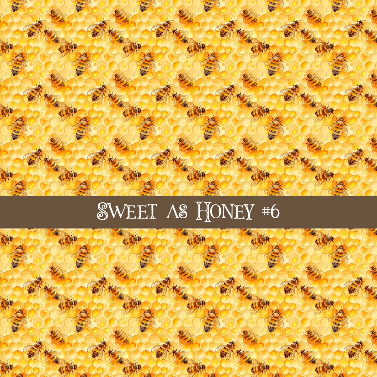 Sweet as Honey - vinyl sheets 10 (Patterns to choose from)