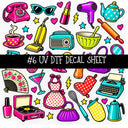 Popart Girls UV DTF Decal sheets 14 Designs available