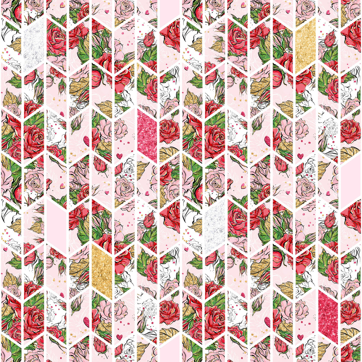 Red and Pink Roses Collection Vinyl collection- 12x12 vinyl sheets-22 designs available
