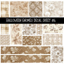 Halloween Gnomes UV DTF Decal sheets 6 Designs available