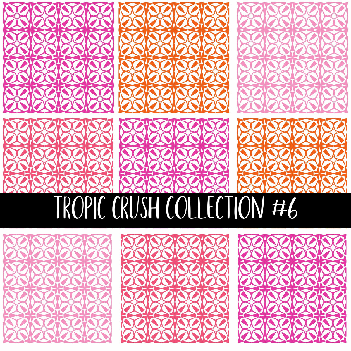 Tropic Crush Collection 14 Coordinating UV Decal sheets to choose from