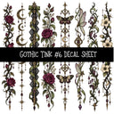 Gothic Tink UV DTF Decal sheets 10 Designs available