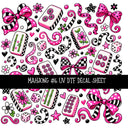 Mahjong UV DTF Decal sheets 11 Designs available