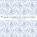 Blue Coquette Collection Vinyl collection- 12x12 vinyl sheets-20 designs available