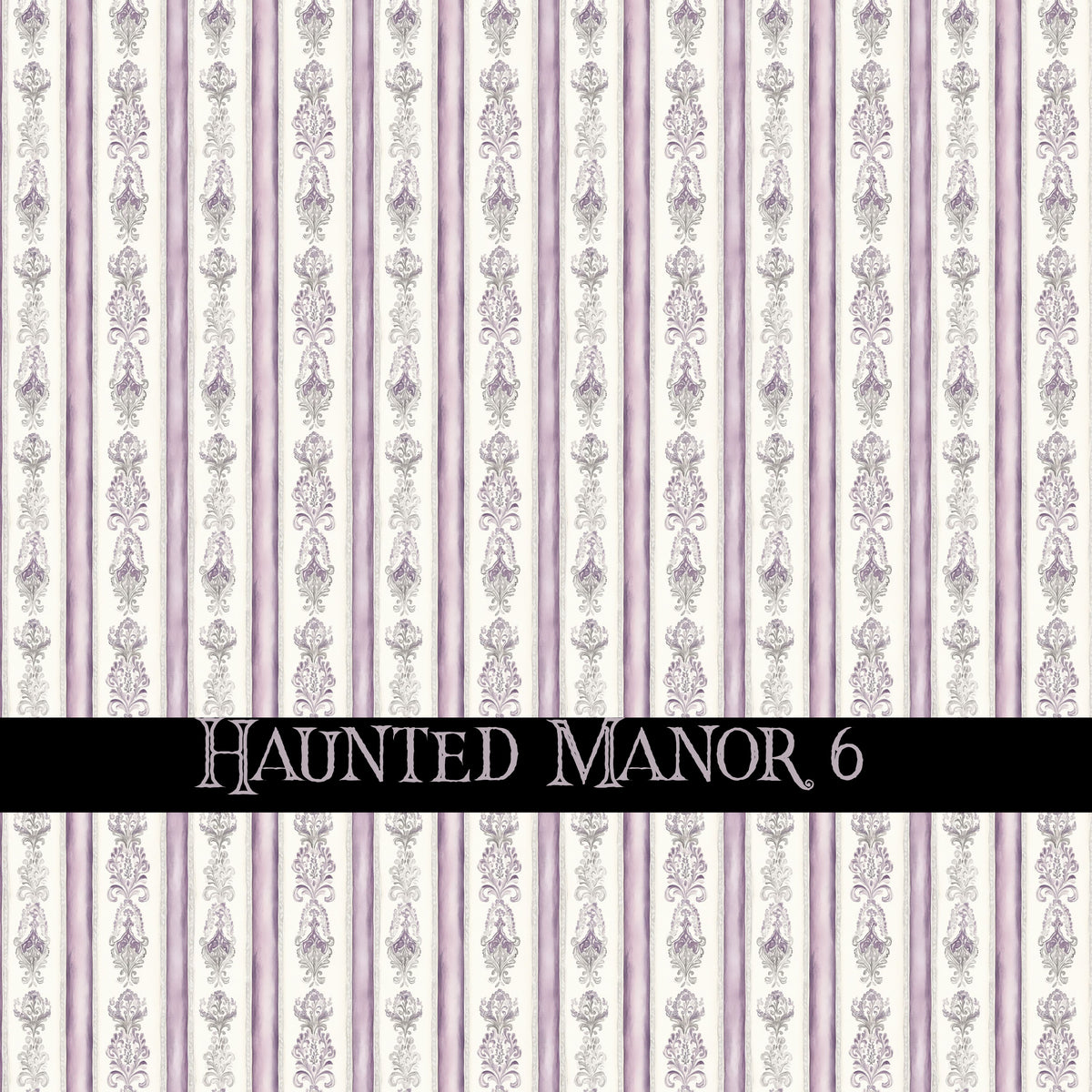 Haunted Manor Vinyl collection- 12x12 vinyl sheets-16 designs available