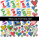 Phase 10 UV DTF Decal sheets 11 Designs available