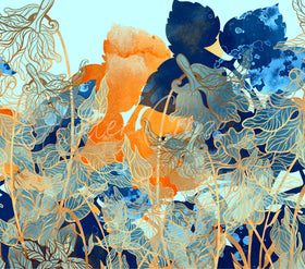 Golden floral wraps- 6 designs