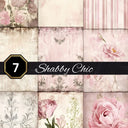 Shabby Vinyl collection- 12x12 vinyl sheets-9 designs available