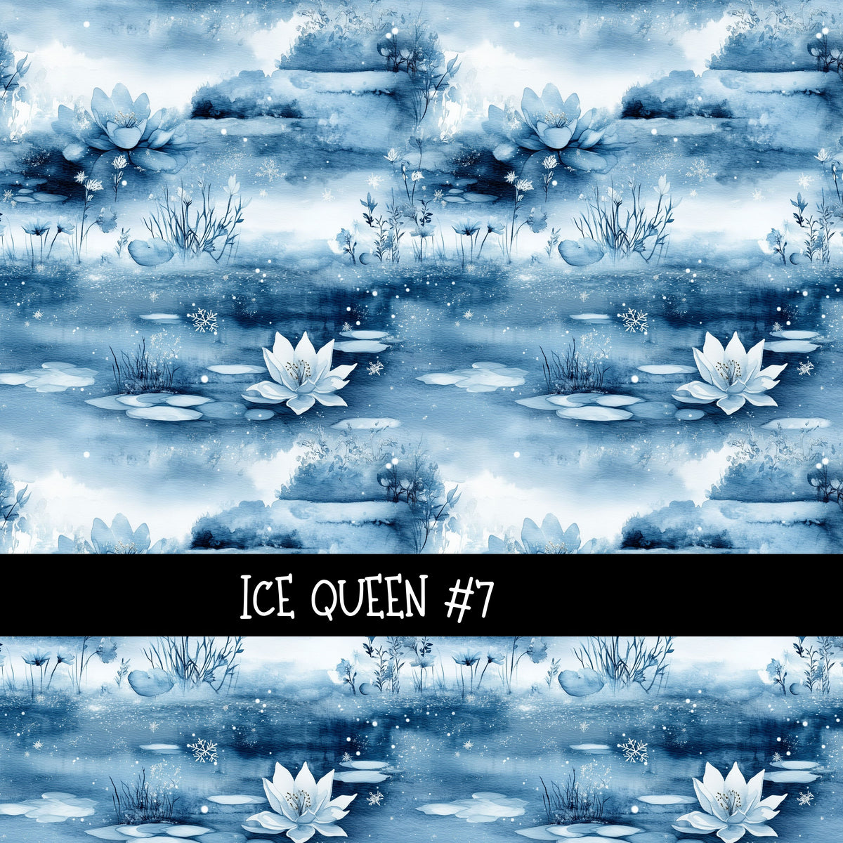 Ice Queen Collection vinyl sheets 12 Patterns to choose from