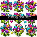 Popart Girls UV DTF Decal sheets 14 Designs available