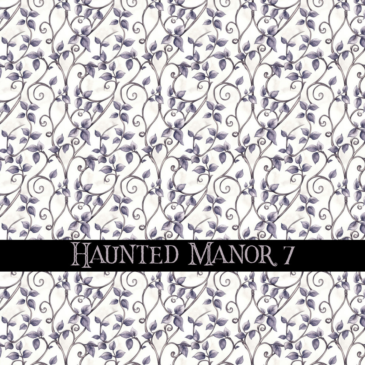 Haunted Manor Vinyl collection- 12x12 vinyl sheets-16 designs available