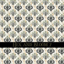 Hex and Bloom Vinyl collection- 12x12 vinyl sheets-16 designs available