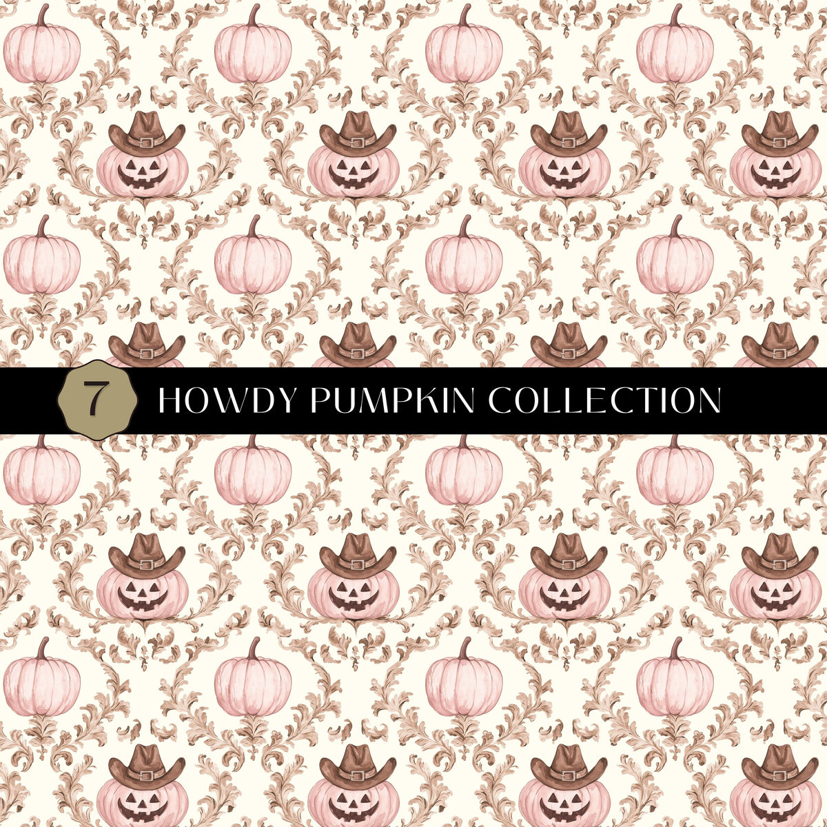 Howdy Pumpkin Vinyl collection- 12x12 vinyl sheets-10 designs available