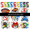 Uno UV DTF Decal sheets 12 Designs available