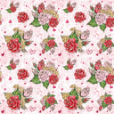Red and Pink Roses Collection Vinyl collection- 12x12 vinyl sheets-22 designs available