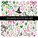 Best Witches UV DTF Decal sheets 11 Designs available