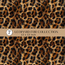 leopard Fur Collection Vinyl collection- 12x12 vinyl sheets-10 designs available