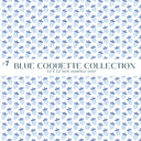 Blue Coquette Collection Vinyl collection- 12x12 vinyl sheets-20 designs available