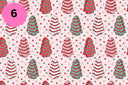 Christmas Cakes vinyl collection- 12x12 sheets- 12 designs available