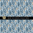 Blue Western Vinyl collection- 12x12 vinyl sheets-16 designs available