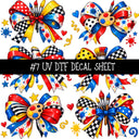 Paint the town UV DTF Decal sheets 13 Designs available