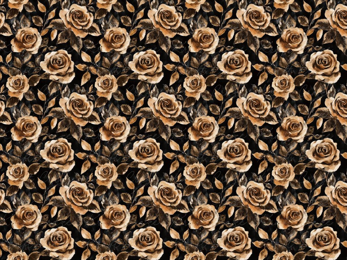 Golden Halloween Leopard Collection 12x12 Vinyl Sheets-12 Designs Available