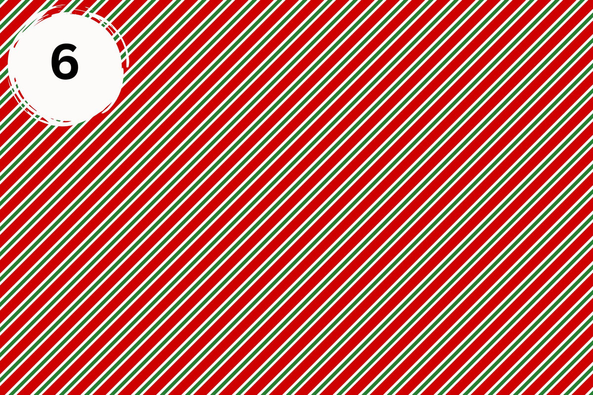 Candy Cane vinyl collection- 12x12 sheets- 16 designs available