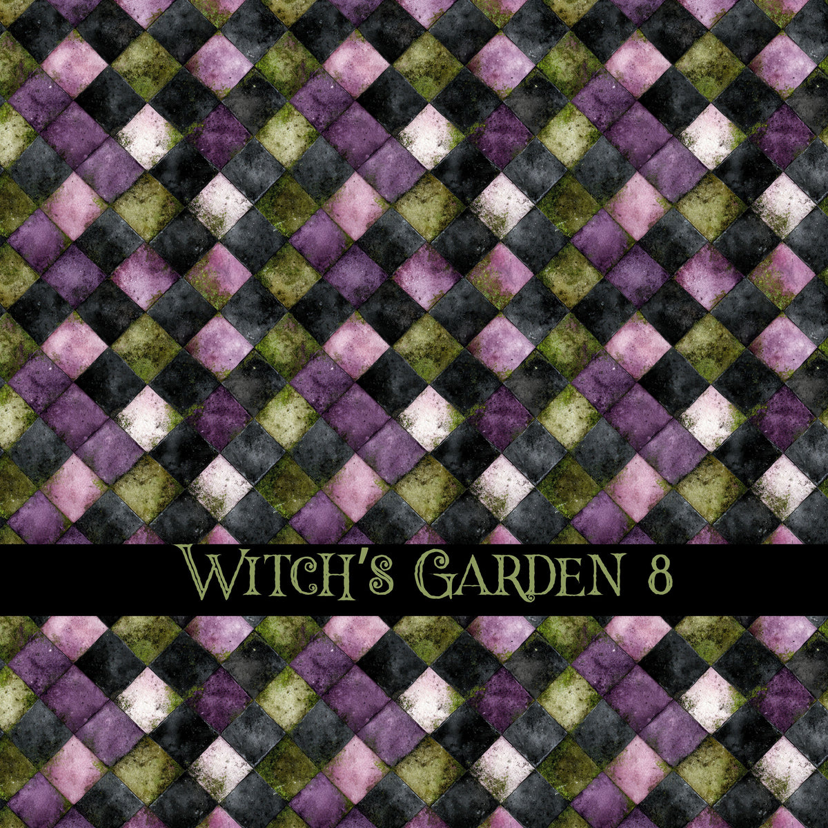 Witch's Garden Vinyl collection- 12x12 vinyl sheets-10 designs available