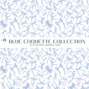 Blue Coquette Collection Vinyl collection- 12x12 vinyl sheets-20 designs available