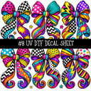 Popart Girls UV DTF Decal sheets 14 Designs available