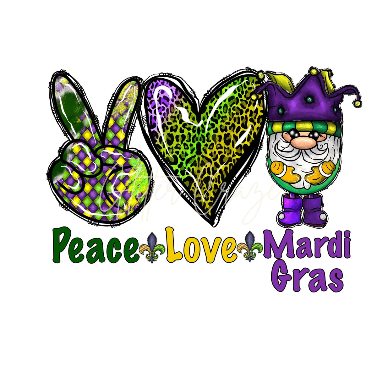 Mardis Gras DTF 8 Designs