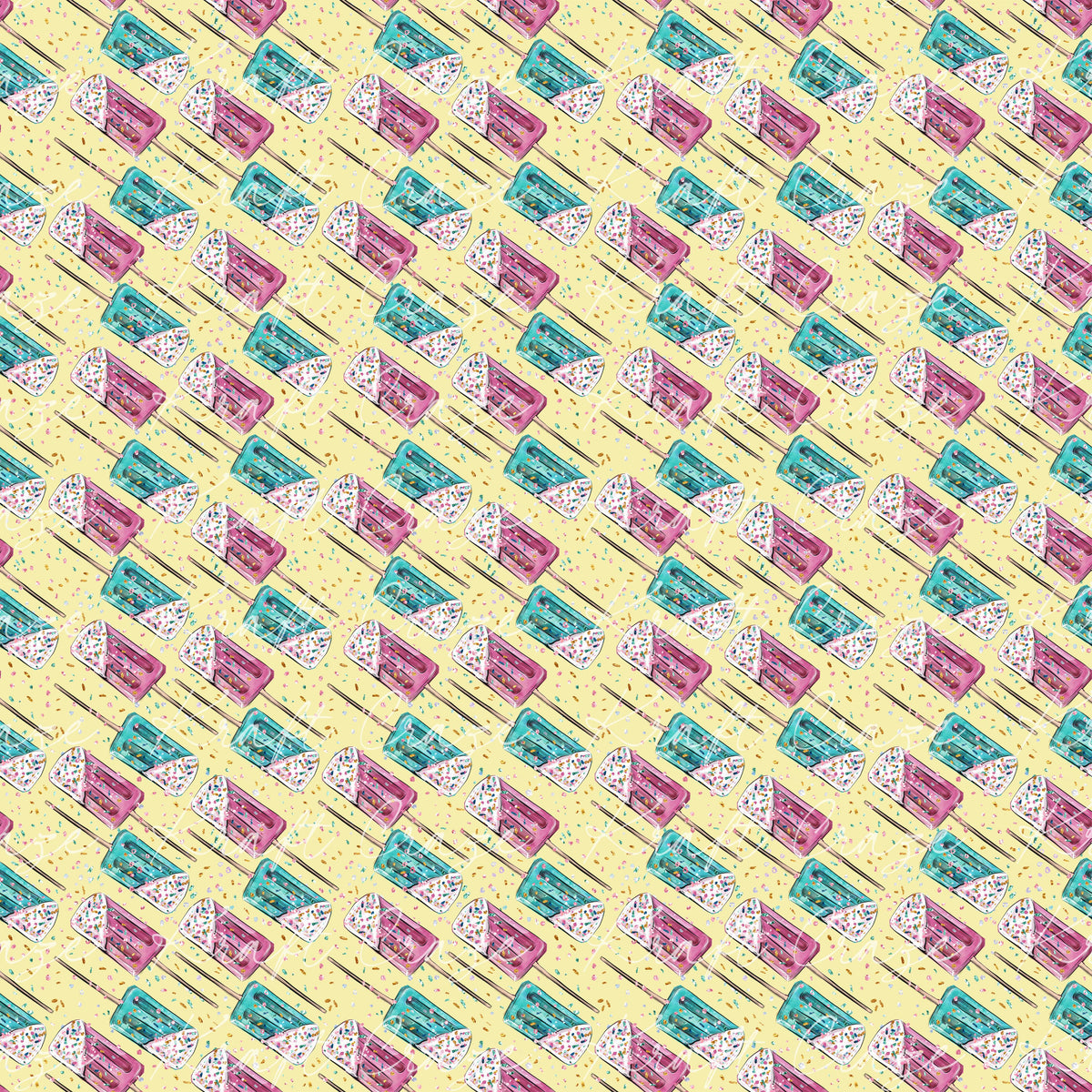 Mermaid Summer Collection 12x12 Vinyl Sheets- 10 Designs Available