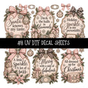 Bougie Nutcracker Coach UV DTF Decal sheets 11 Designs available