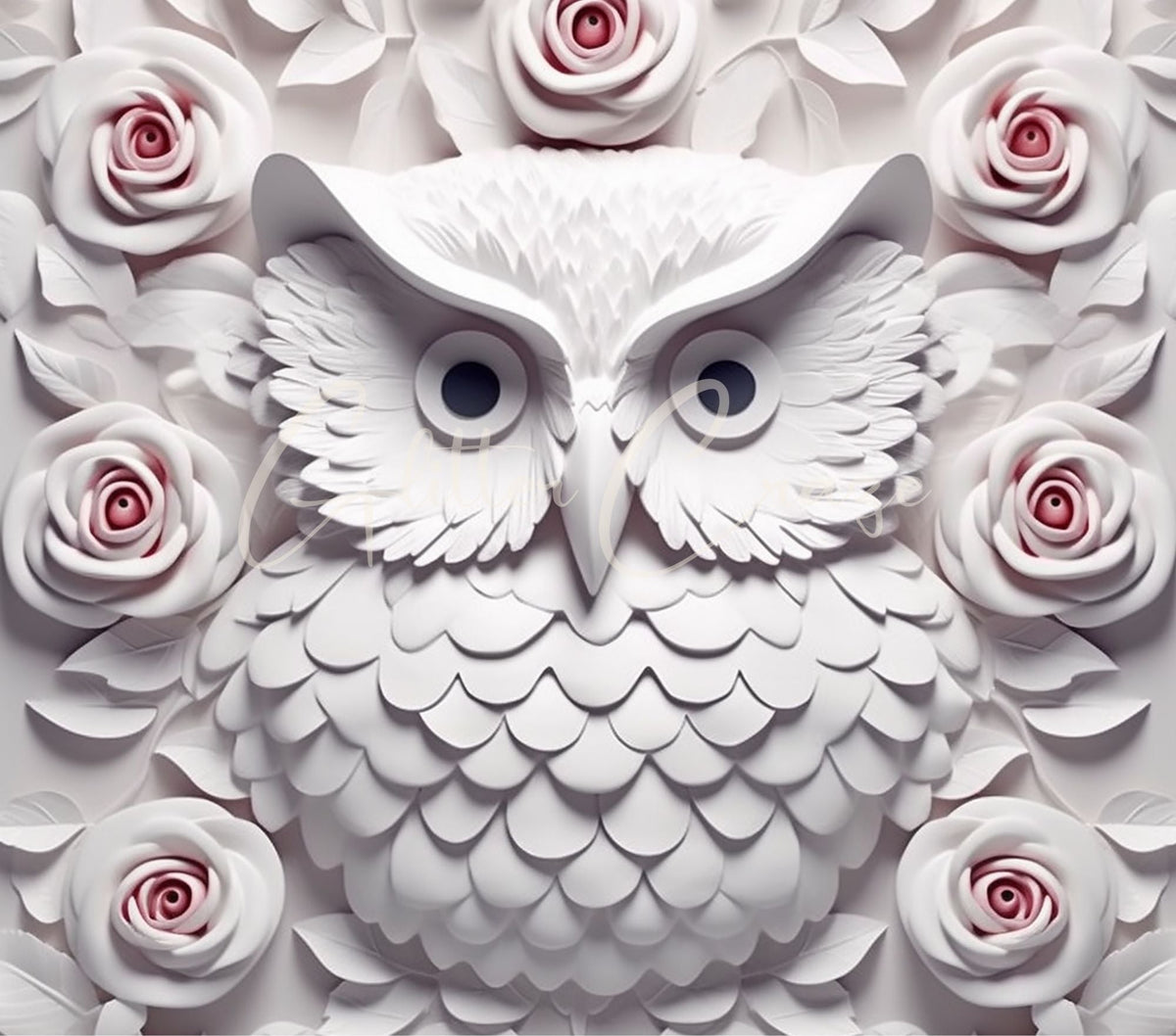 3D Owl Tumbler wraps- 8 Designs