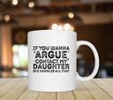 Contact my daughter UV DTF Decals