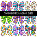 You dumb babies UV DTF Decal sheets 12 Designs available