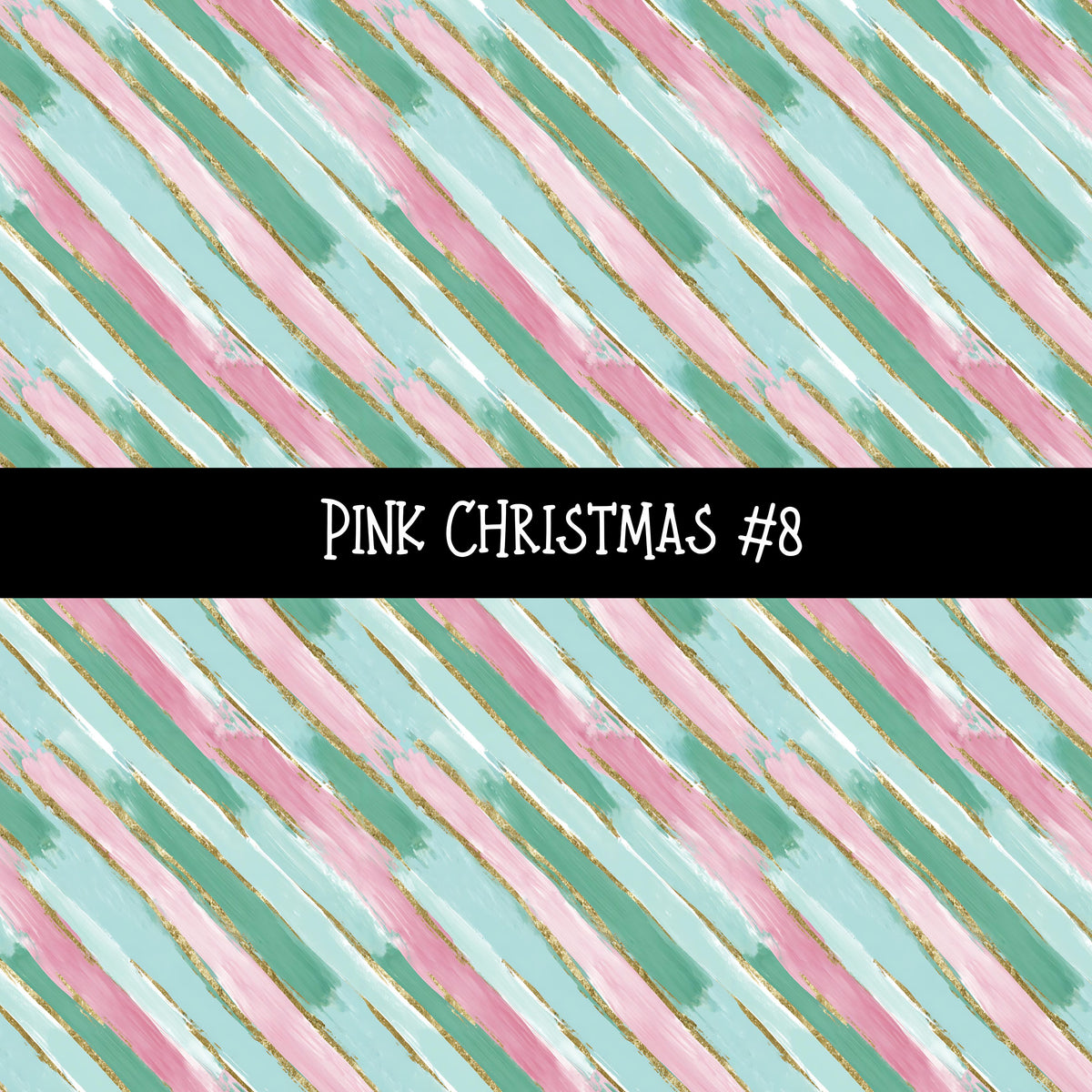 Pink Christmas Collection vinyl sheets 12 Patterns to choose from