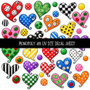 Monopoly UV DTF Decal sheets 11 Designs available