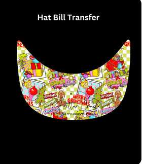 Mount Crumpit DTF Patch and DTF Hat Bill Transfer