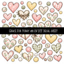 Grace for today UV DTF Decal sheets 12 Designs available
