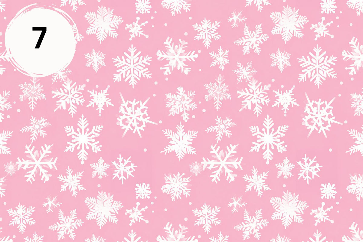 Dreaming of a Pink Christmas vinyl collection- 12x12 sheets- 12designs available