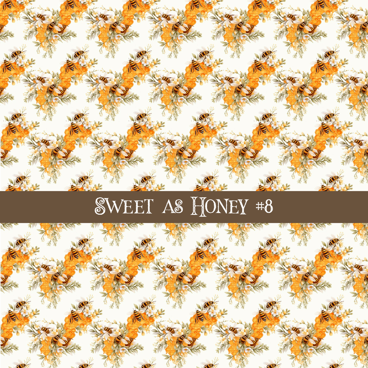 Sweet as Honey - vinyl sheets 10 (Patterns to choose from)