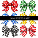 Uno UV DTF Decal sheets 12 Designs available