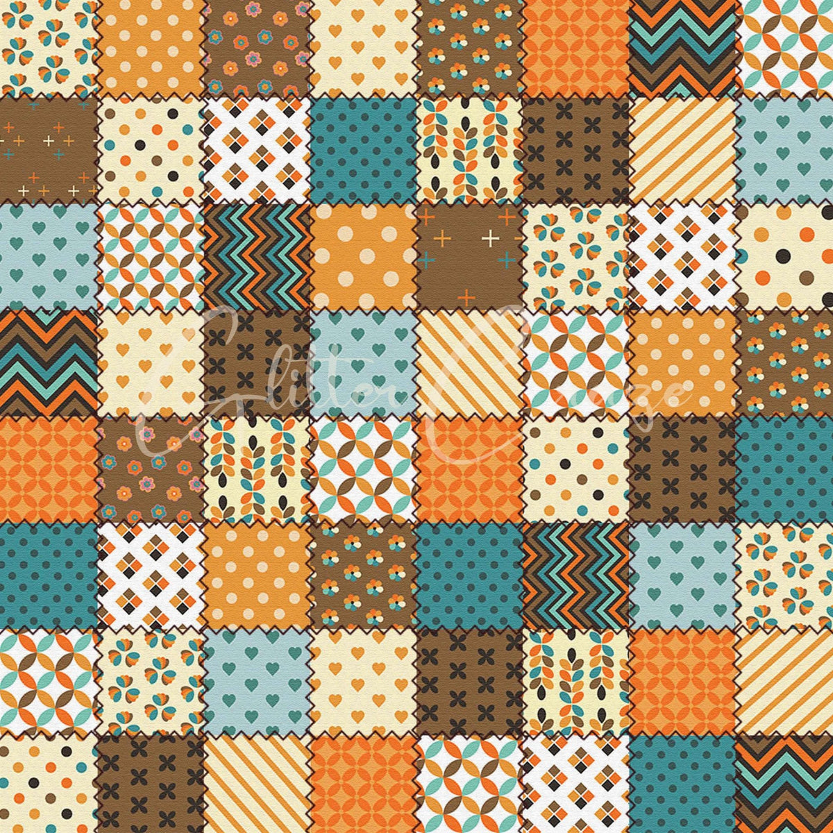 Patchwork Collection 12x12 Vinyl Sheets- 12 Patterns Available