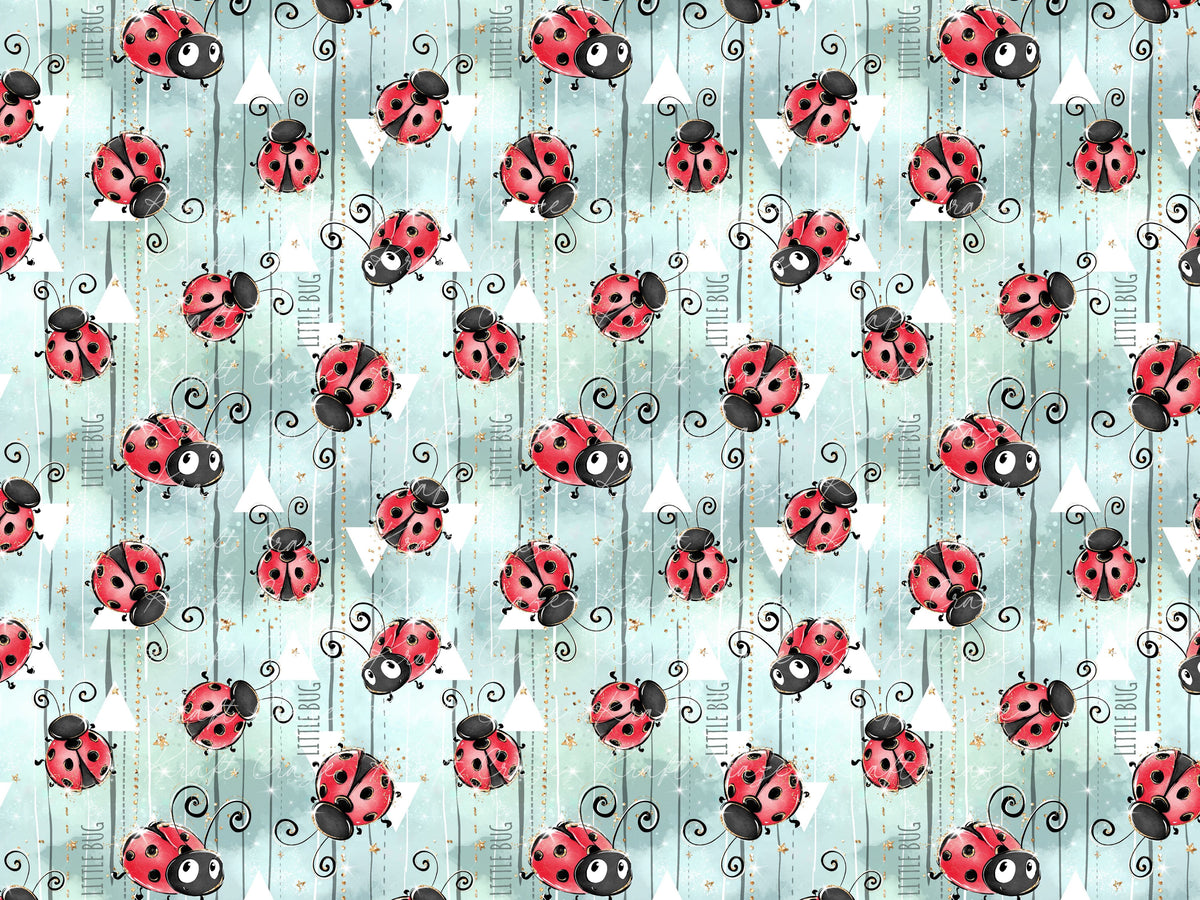 Cute Ladybug Collection Vinyl collection- 12x12 vinyl sheets-14 designs available