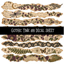 Gothic Tink UV DTF Decal sheets 10 Designs available